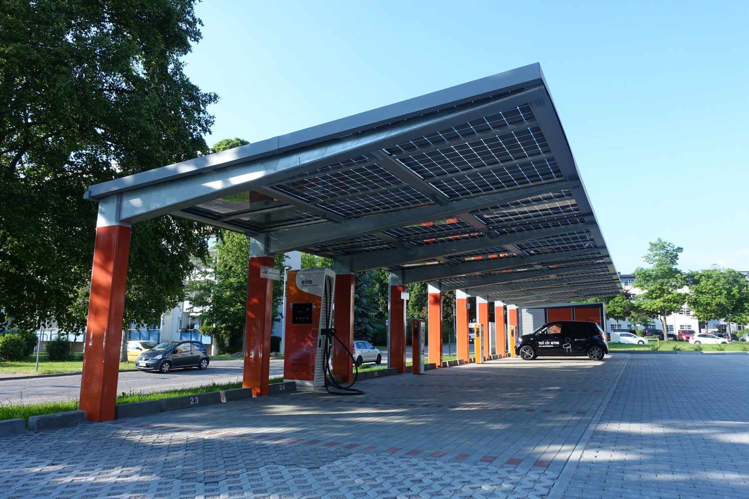 Solar Carport von ClickCon in Chemnitz
