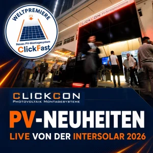 PV-Montagesysteme live auf der Intersolar 2026